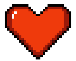 Heart - PixelArt by MiguelNero