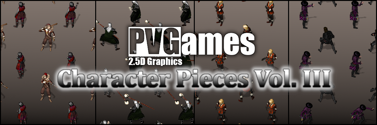 2.5D Character Pieces Vol. III