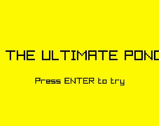 The Ultimate PONG v2