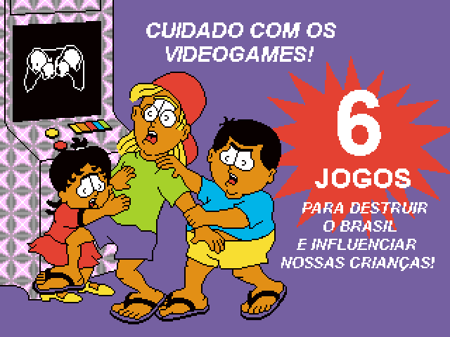 Cover image for Cuidado com os videogames!