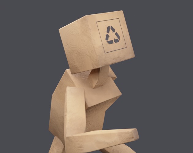 Cardboard Guy by Controller Arts
