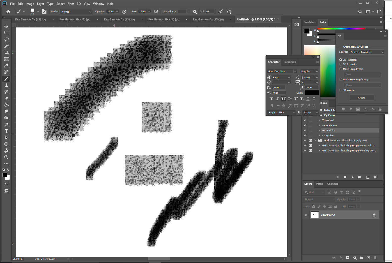 Glitch Brushes - CLIP STUDIO ASSETS