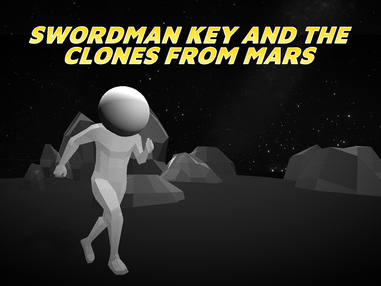 Cover image for SWORDMAN KEY AND THE CLONES FROM MARS