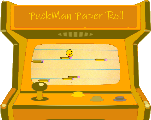 PuckMan Paper Roll