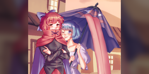 Cover image for Beneath The Willows, a Touhou Fangame