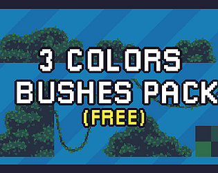 Free 32x32 Pixel Art Trees by MichaelsGameLab