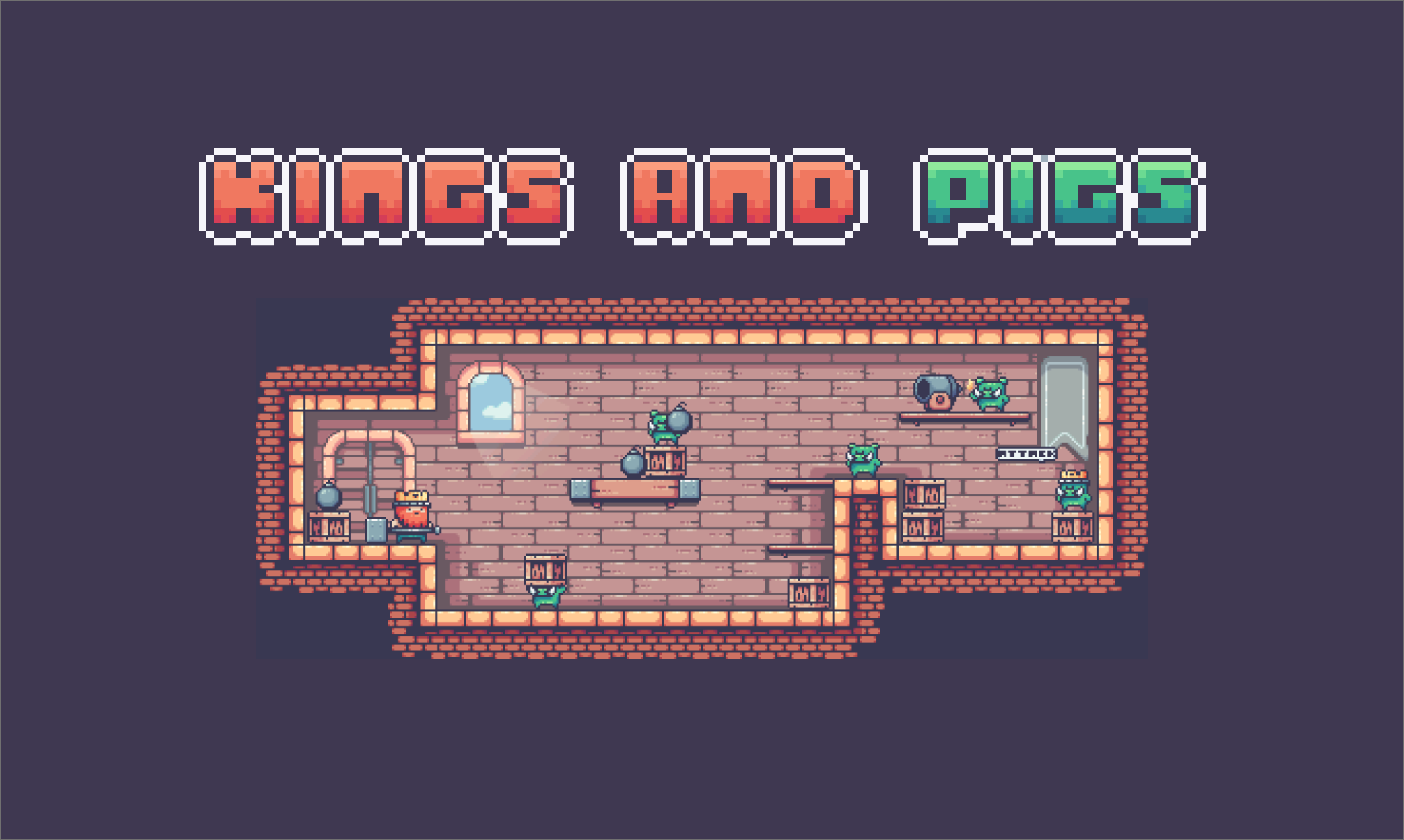 Cover image for King and Pigs