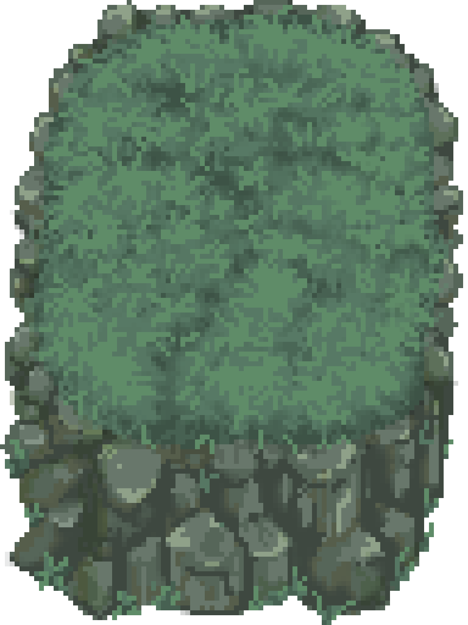 Grassy Rock Outcrop Tileset