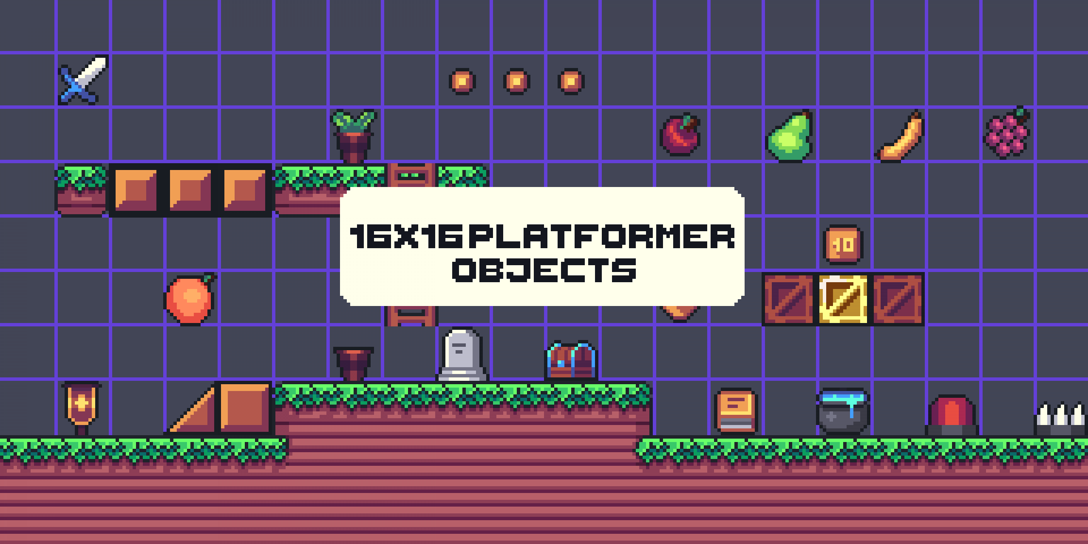 16x16-Platformer-Objects-Pack