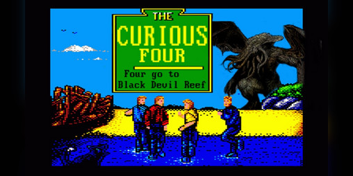 Cover image for The Curious Four go to Black Devil Reef