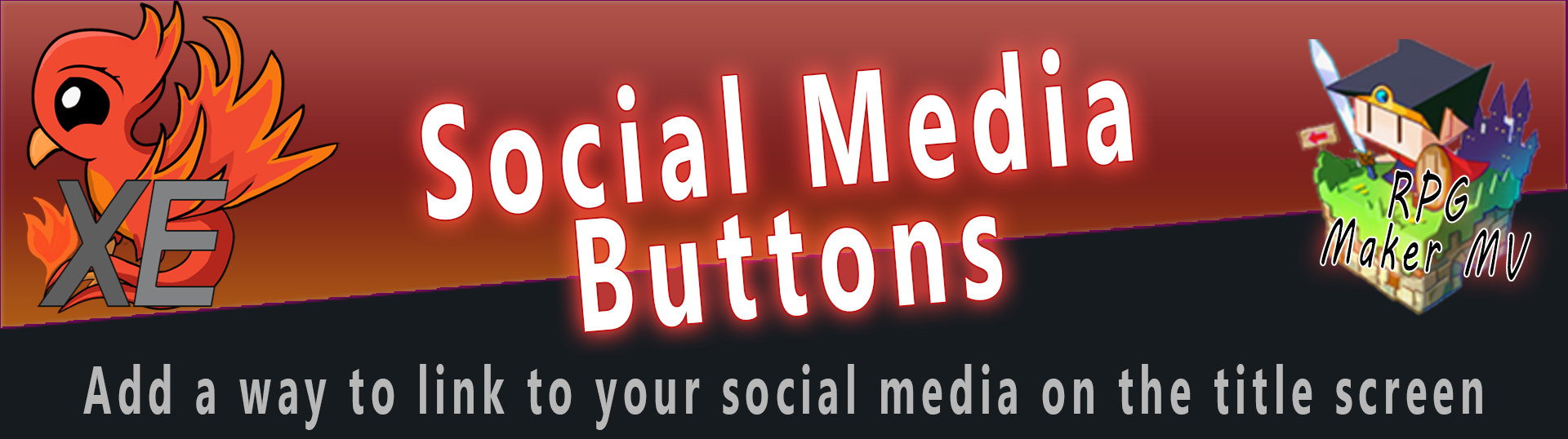 Social Media Buttons X for RPG Maker MV