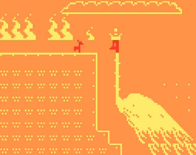 Un camino de fuego