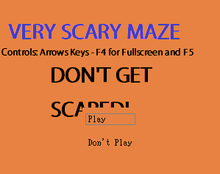 scary maze game full screen