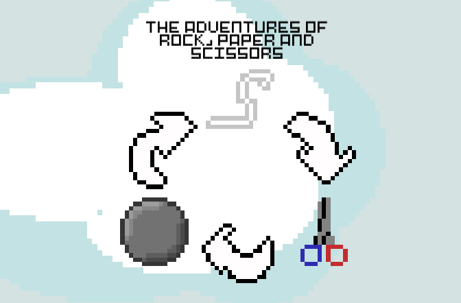 Cover image for The Adventures of Rock, Paper and Scissors