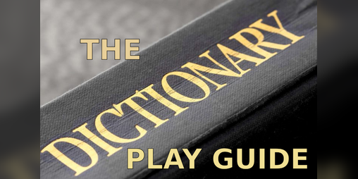 Cover image for The Dictionary Play Guide
