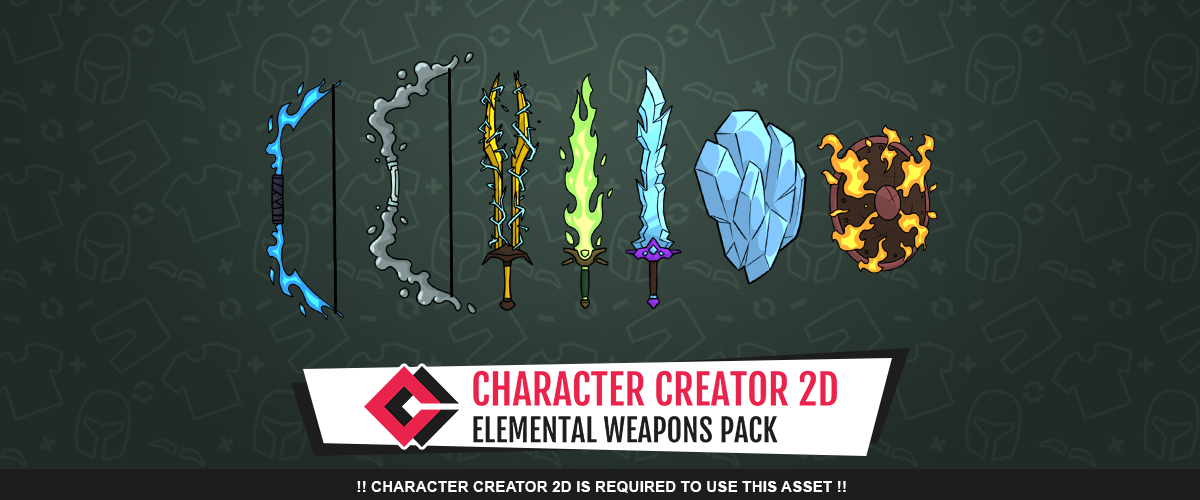 Elemental Weapons for Character Creator 2D
