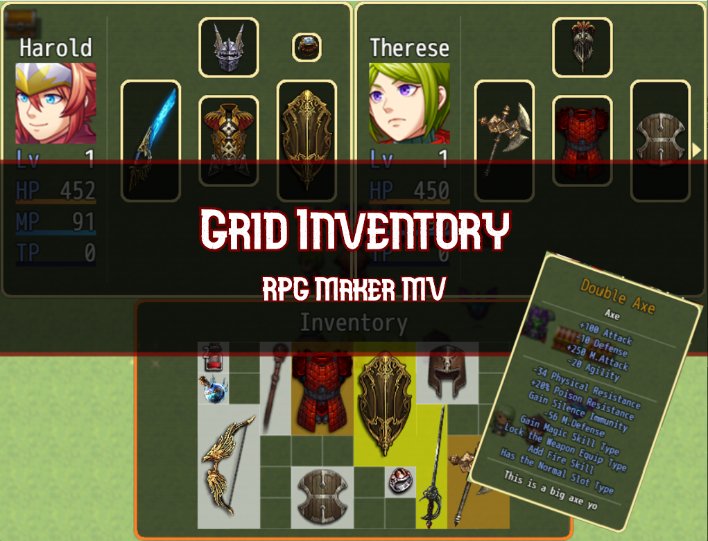 Inventory plugin. Инвентарь РПГ. Инвентарь RPG maker. РПГ инвентарь Спарта. Grid Inventory.