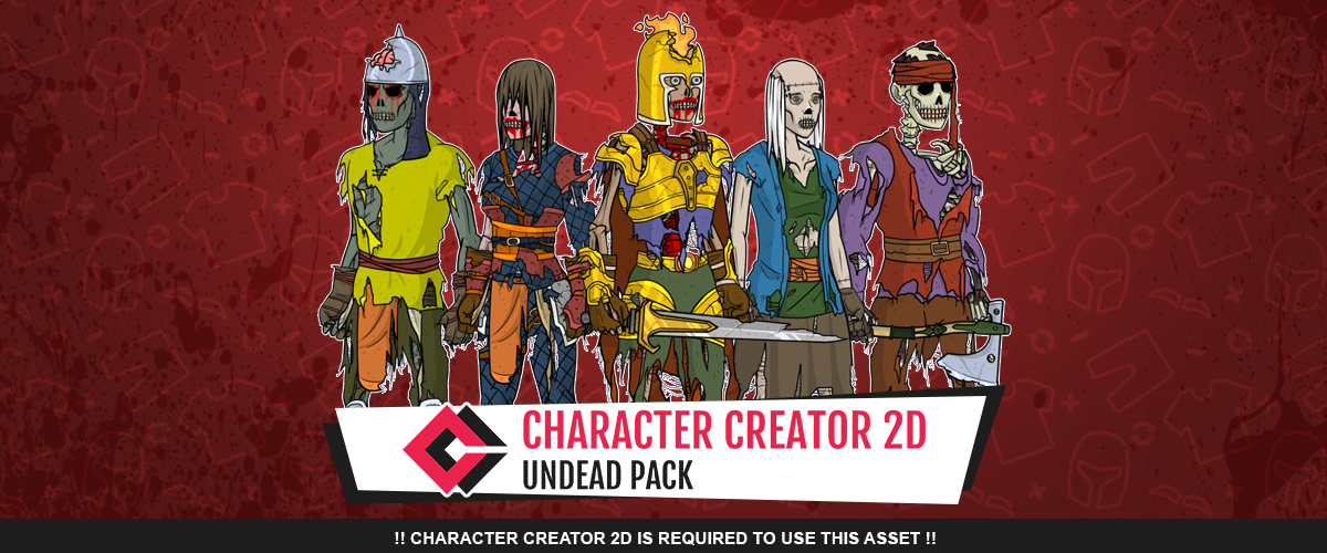 Undead Pack for Character Creator 2D