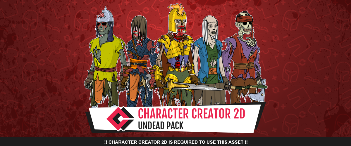 Undead Pack for Character Creator 2D by mochakingup