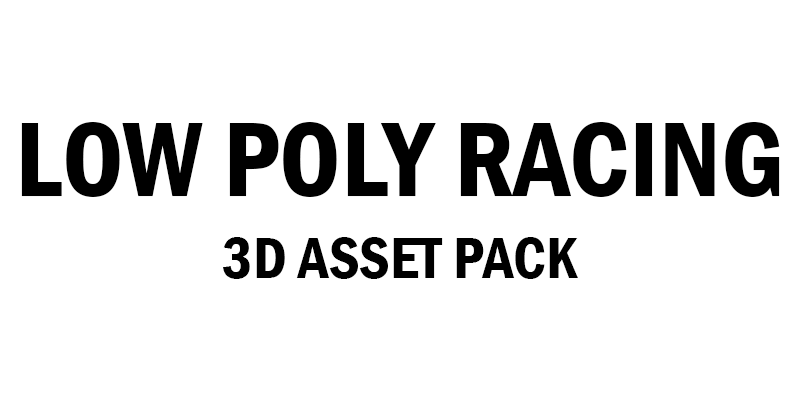 Low Poly Racing Pack 3D