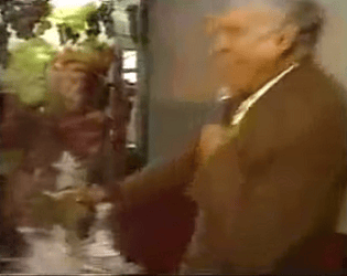 Simulador de Lasier Martins Tomando Choque na Festa da Uva