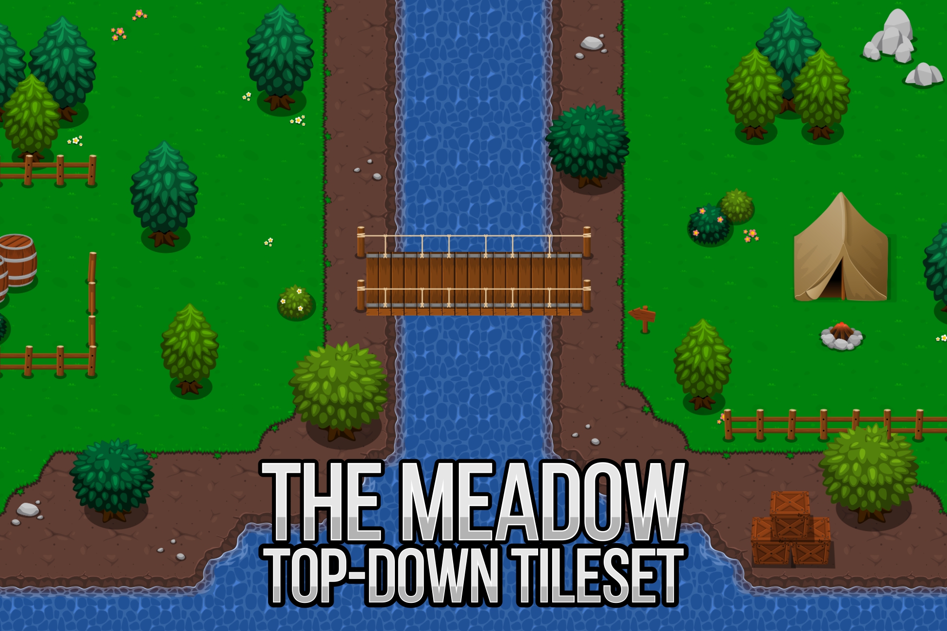 The Meadow - Top Down Tileset