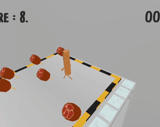 Stick The Meat Muncher by Mjojoart