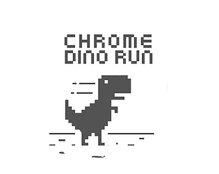 Chrome Dino 3D by Rhomita