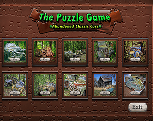 The Puzzle Game"Abandoned classic cars"