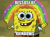 Best use of rainbows