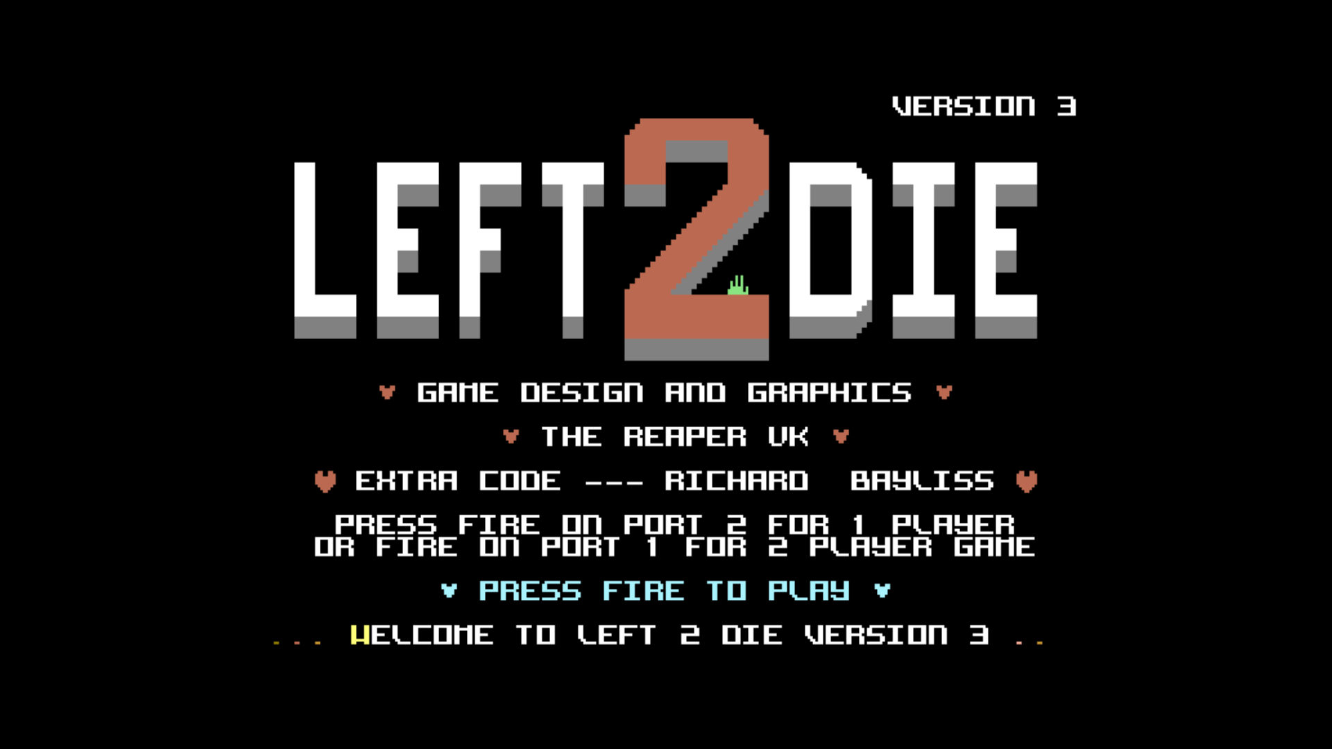 Left 2 Die (C64) by TheReaperUK