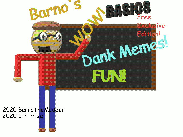 Baldi's basics - 1st Prize Game Education and Learning Sticker