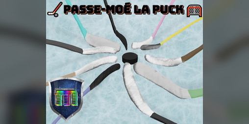 Cover image for Passe-moe la puck