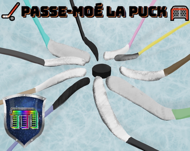 Cover image for Passe-moe la puck