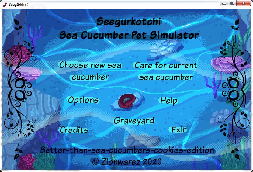 Seegurkotchi - Sea Cucumber Pet Simulator (free demo available)