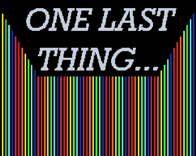 Cover image for One Last Thing...