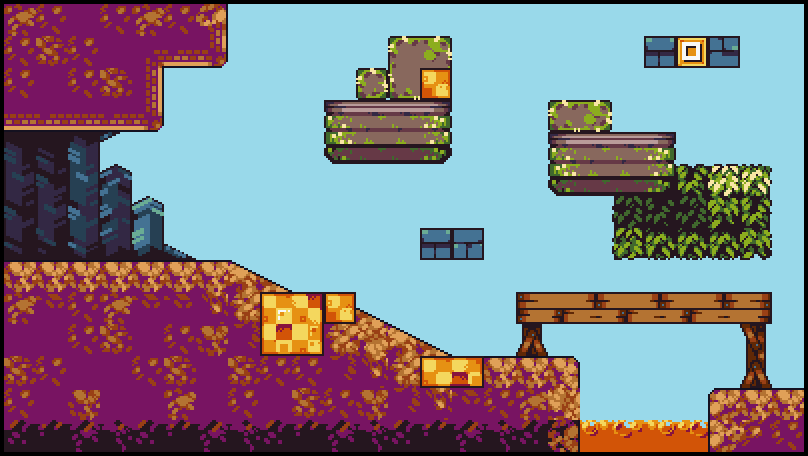 Colourful Platformer - Cave Tileset by Matwek