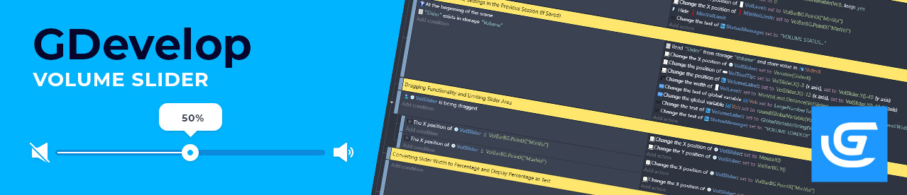 GDevelop - Volume Slider