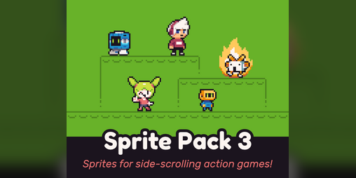 Sprite Pack 3 by GrafxKid