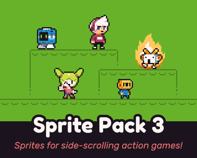 Sprite Pack 3 by GrafxKid