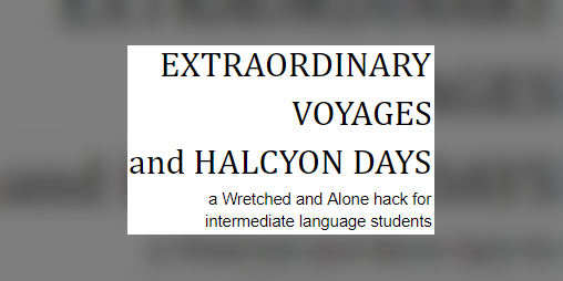 Cover image for EXTRAORDINARY VOYAGES and HALCYON DAYS