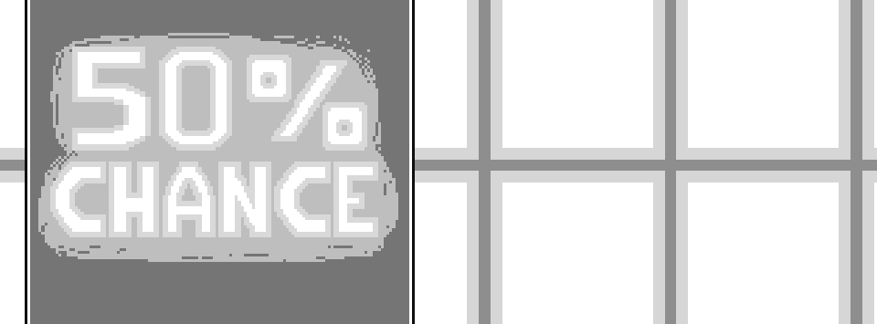50% chance