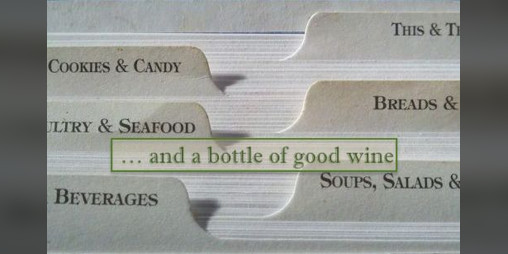 Cover image for ... and a bottle of good wine