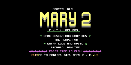 Cover image for Magical Girl Mary 2: E.V.I.L. Returns (C64)