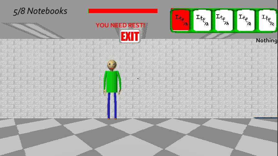 Baldi's Basics in Remaster Basics Plus! by mkicom0630