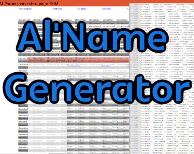 Al'Name Generator