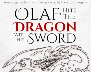 Olaf Hits the Dragon with His Sword  