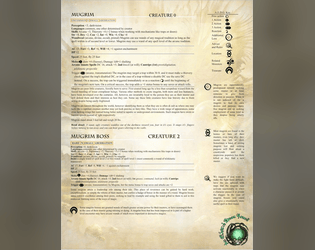 Pathfinder 2e Monsters: Mugrim and Mugrim Boss  