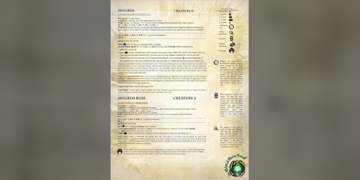 Cover image for Pathfinder 2e Monsters: Mugrim and Mugrim Boss