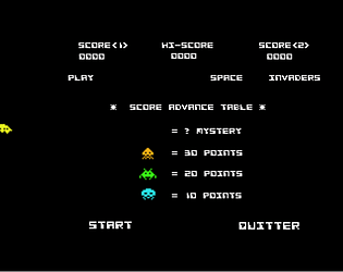 Space Invaders replicat web